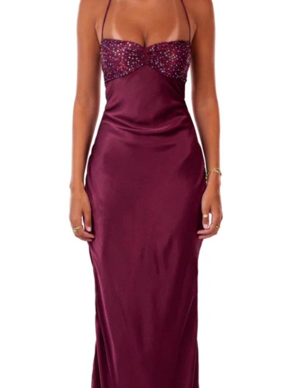 I AM DELILAH Jade Maxi Berry Dress